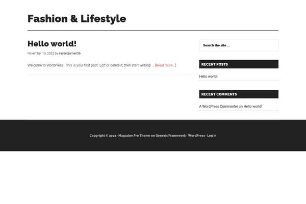 Site using Nichetable plugin