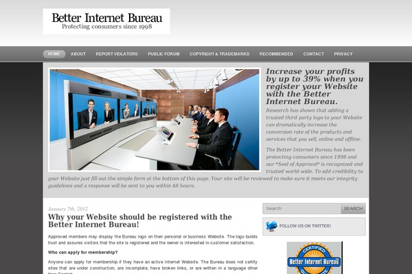 iBusiness theme site design template sample