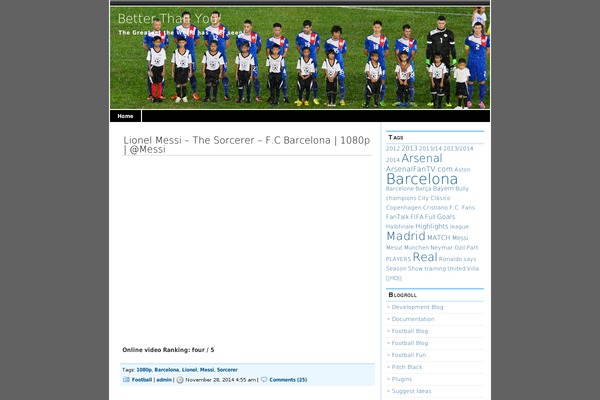Default theme site design template sample
