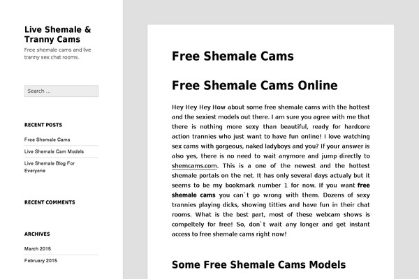 Twenty Fifteen theme site design template sample