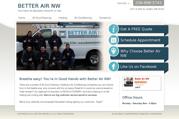 Ellen-mae theme site design template sample