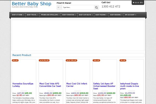 Site using Woothumbs-premium plugin