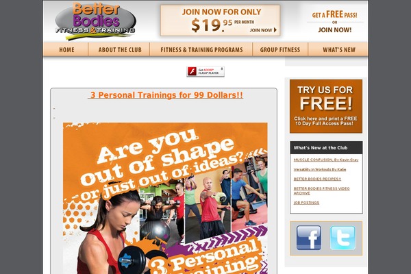 Twenty Ten theme site design template sample