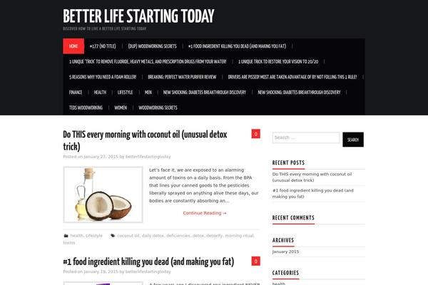 Hiero theme site design template sample