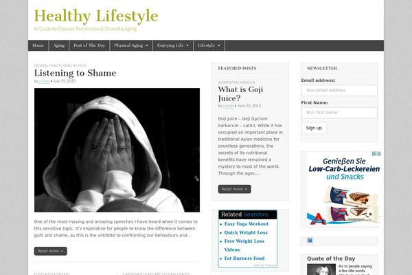 Magazine Basic theme site design template sample
