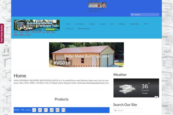 Virtue theme site design template sample