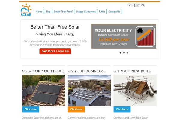 Orbit theme site design template sample