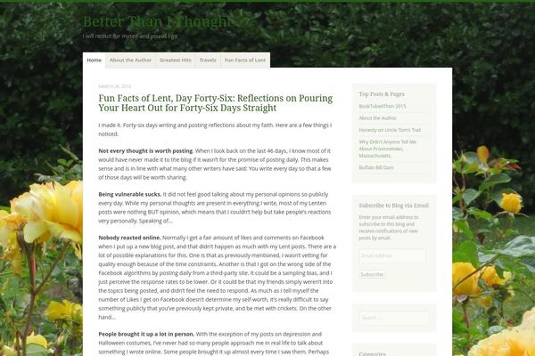 Misty Lake theme site design template sample
