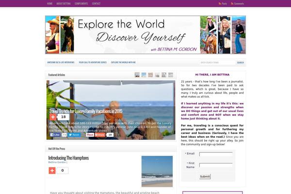 WP-Clear theme site design template sample