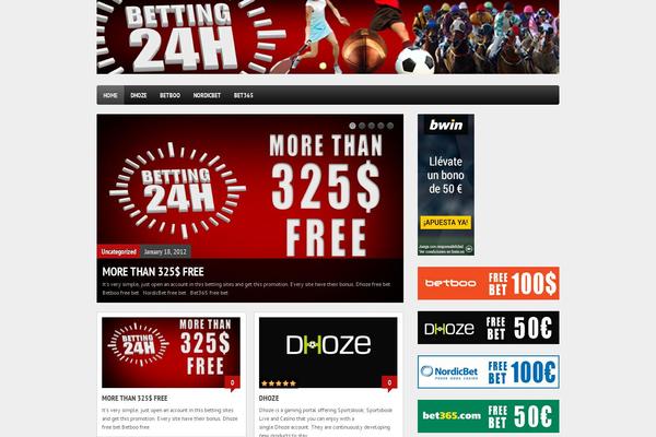 Boulevard theme site design template sample