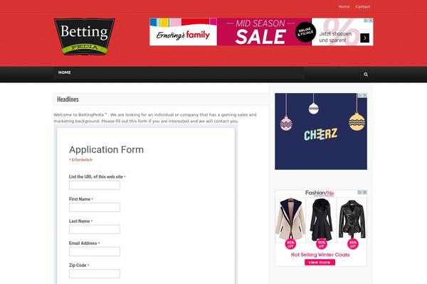Theme Rush theme site design template sample