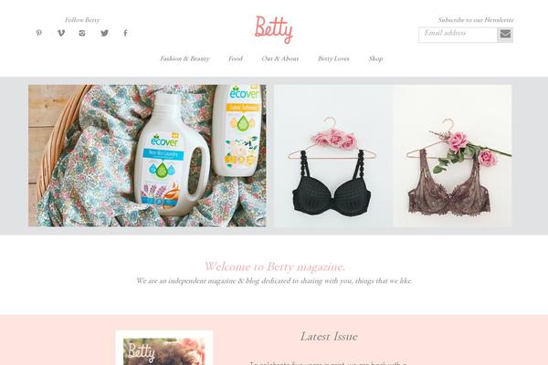Betty theme websites examples