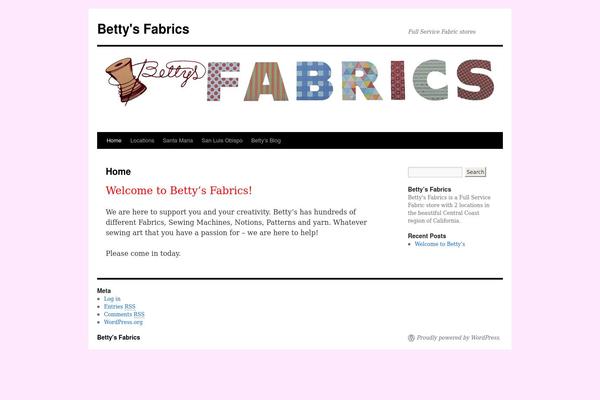 Twenty Ten theme site design template sample