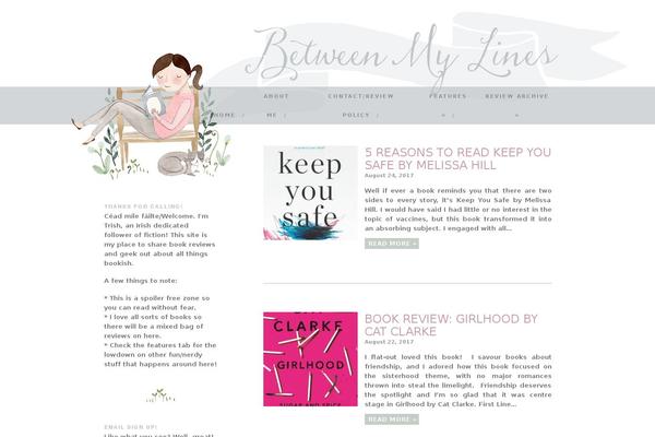 betweenmylines.com site used Newswiz