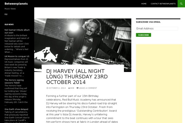 Twenty Fourteen theme site design template sample