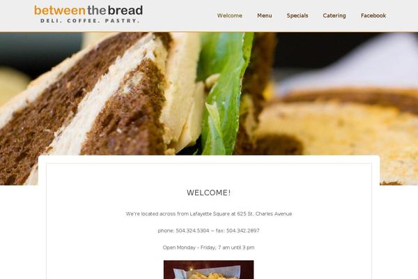 Brasserie theme site design template sample