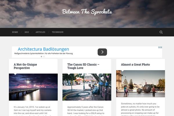 Baskerville theme site design template sample