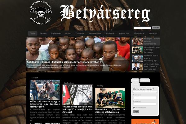 Custom Community theme site design template sample