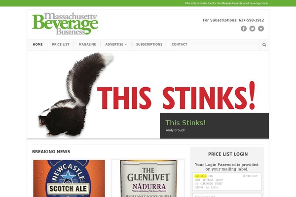 beveragebusiness.com site used Modernize v3