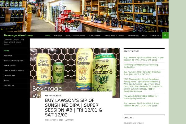 Twentyfourteen Child theme site design template sample