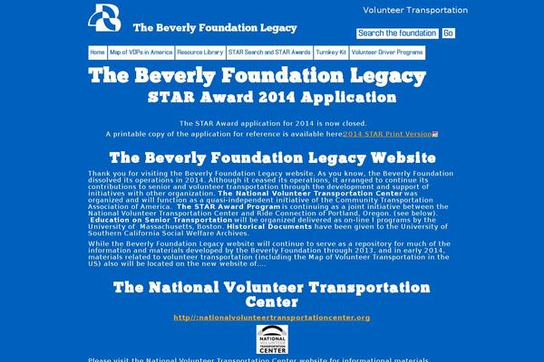 beverlyfoundation.org site used Bf2011