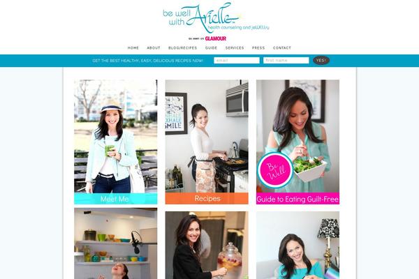 Thesis 1.7 theme site design template sample