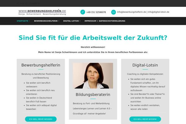 Advisor theme site design template sample
