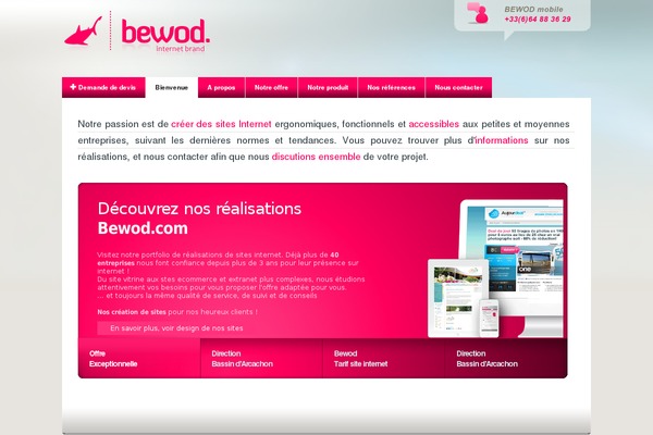 Mimbo theme site design template sample