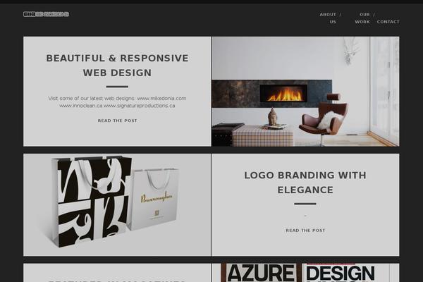 Tracks theme site design template sample