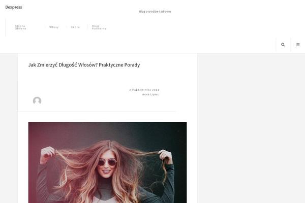 bexpress.pl site used Core Blog