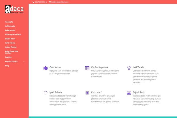 Impreza theme site design template sample