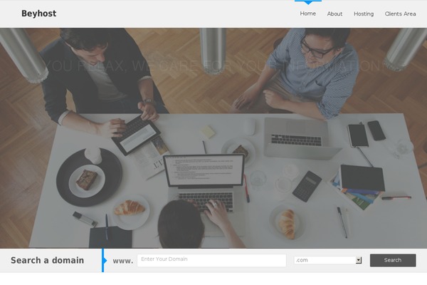 Megahost theme site design template sample