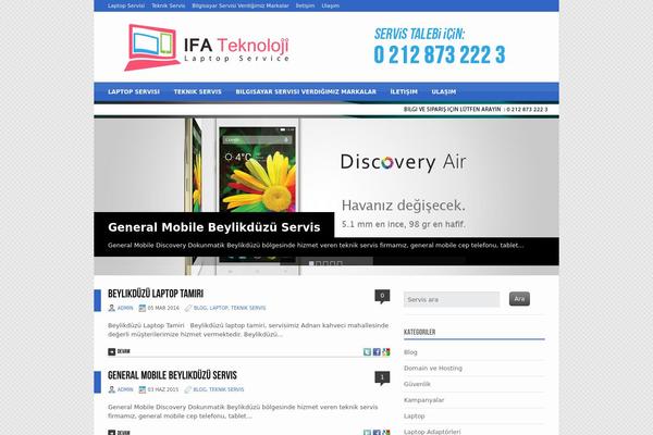 Techblog theme site design template sample