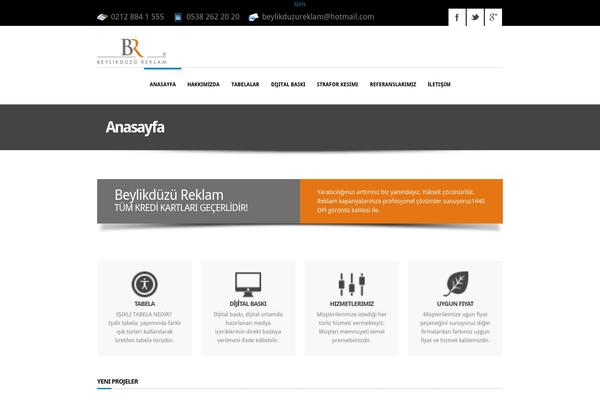 Finex theme site design template sample