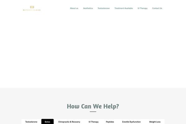 Hypnotherapy theme site design template sample