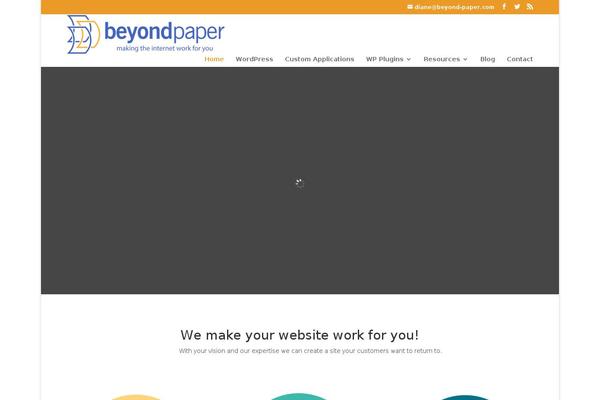 beyond-paper.com site used Divichild