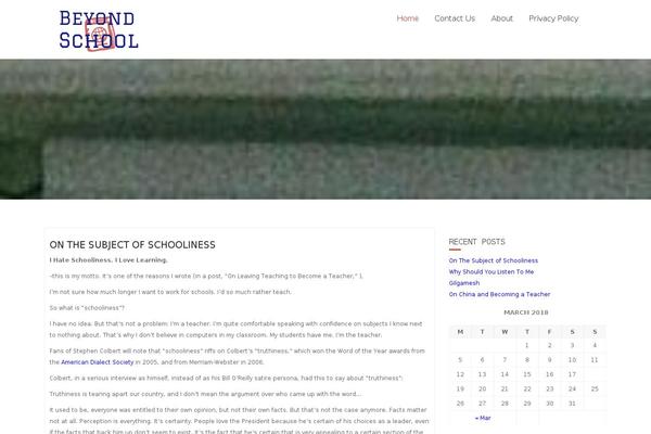 beyond-school.org site used Education Base