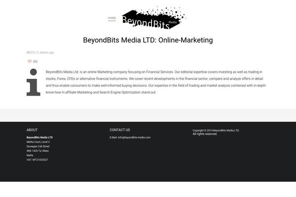 Skyray theme site design template sample