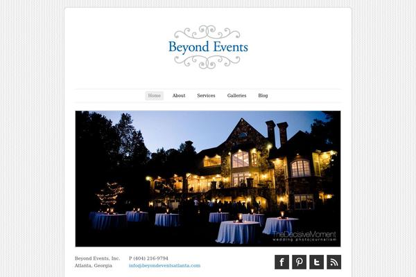 Forever theme site design template sample