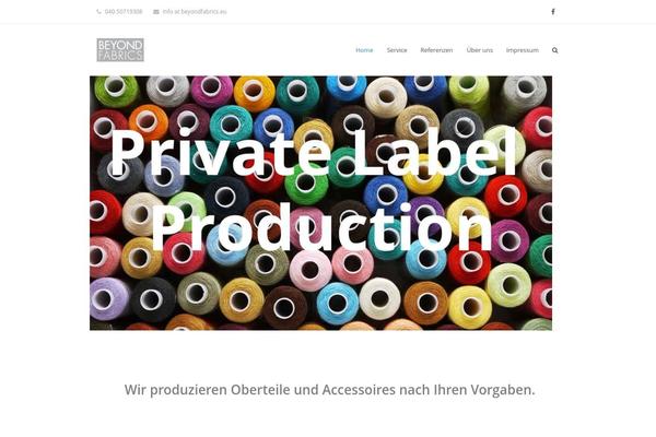 beyondfabrics.eu site used Purity