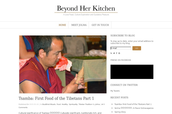 Food & Cook theme site design template sample