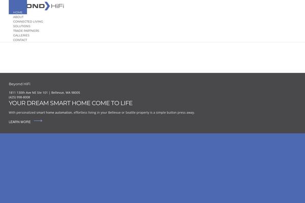Beyond theme site design template sample