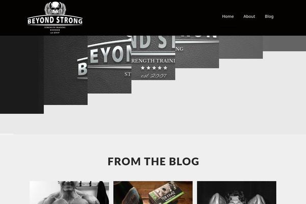 Agile theme site design template sample