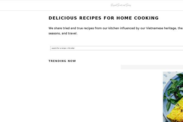 Foodie Pro theme site design template sample