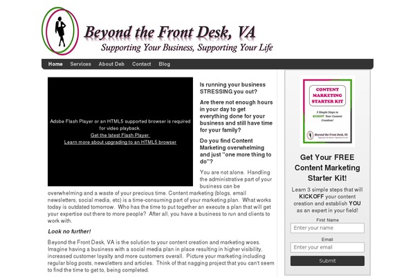 Smallbiz theme site design template sample