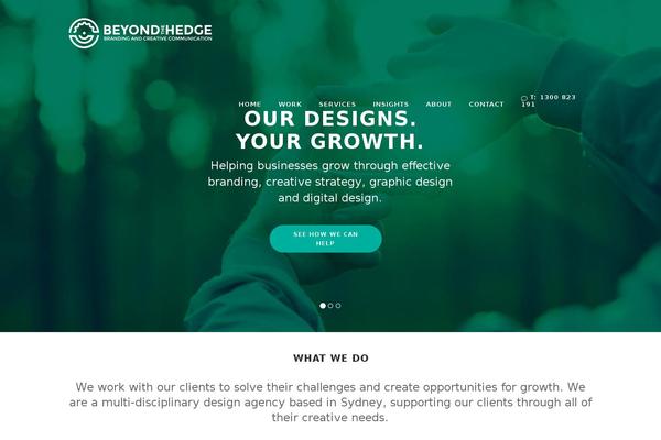 Aperio-child theme site design template sample