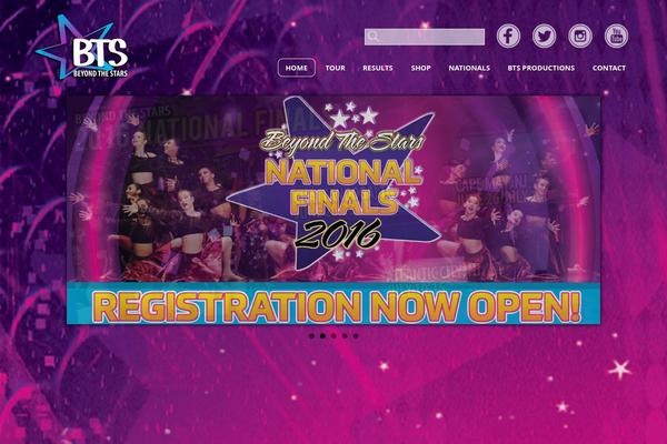 Bts theme site design template sample
