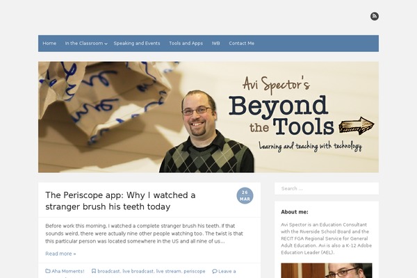 The Box theme site design template sample