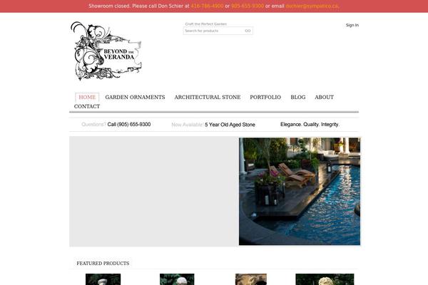Blanco theme site design template sample