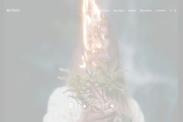 Lush theme site design template sample